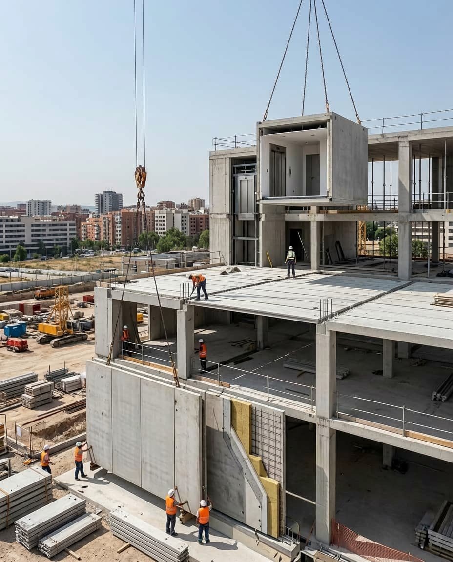Sistema de doble muro prefabricado